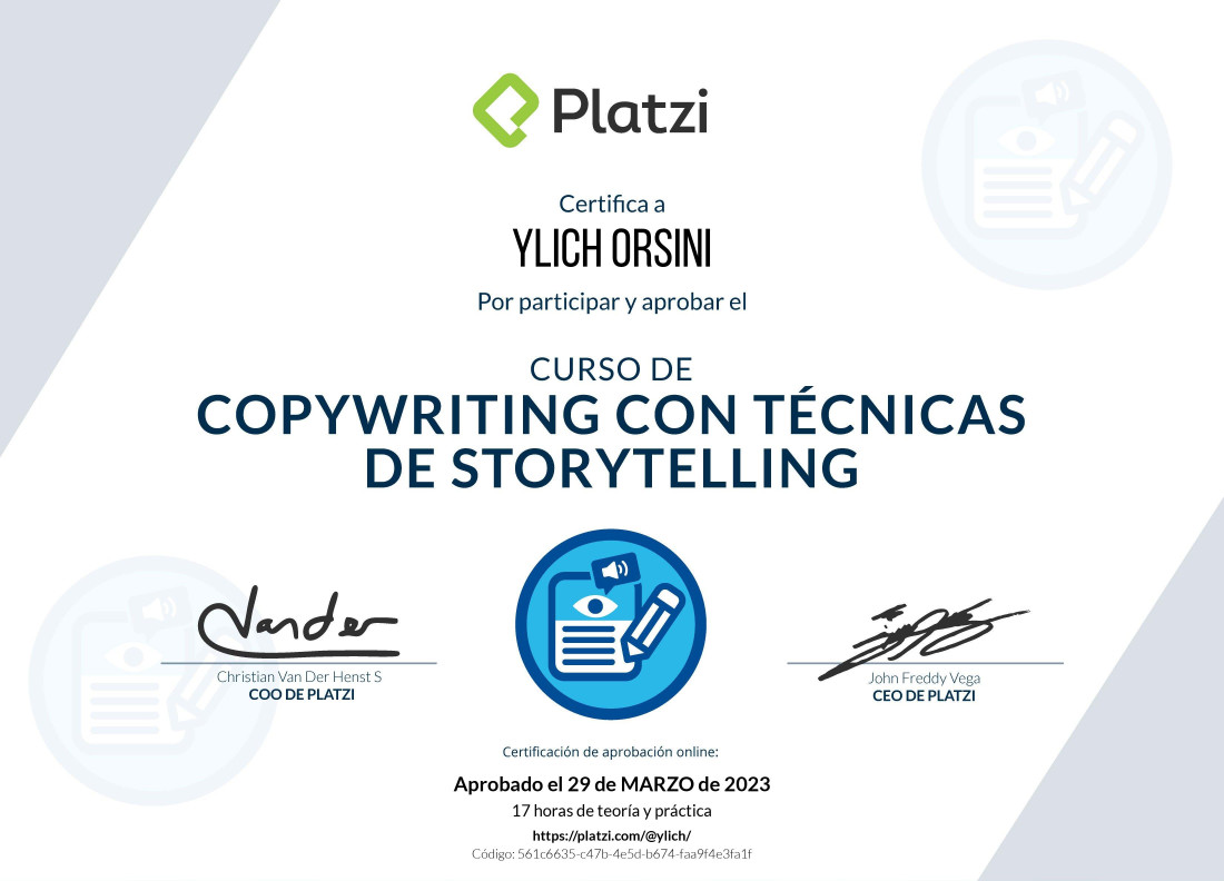 Diploma de cursos variados