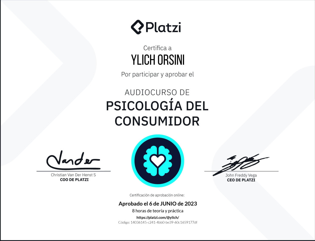 Diploma de cursos variados